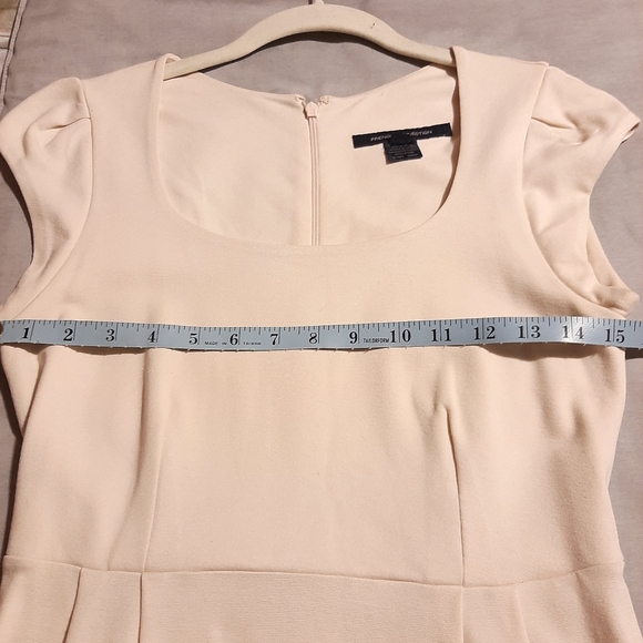 French Connection cream dress sz 4 - Picture 8 of 8